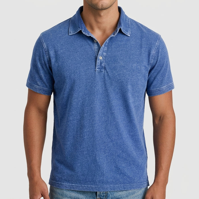 Dawson Cotton-Denim Polo