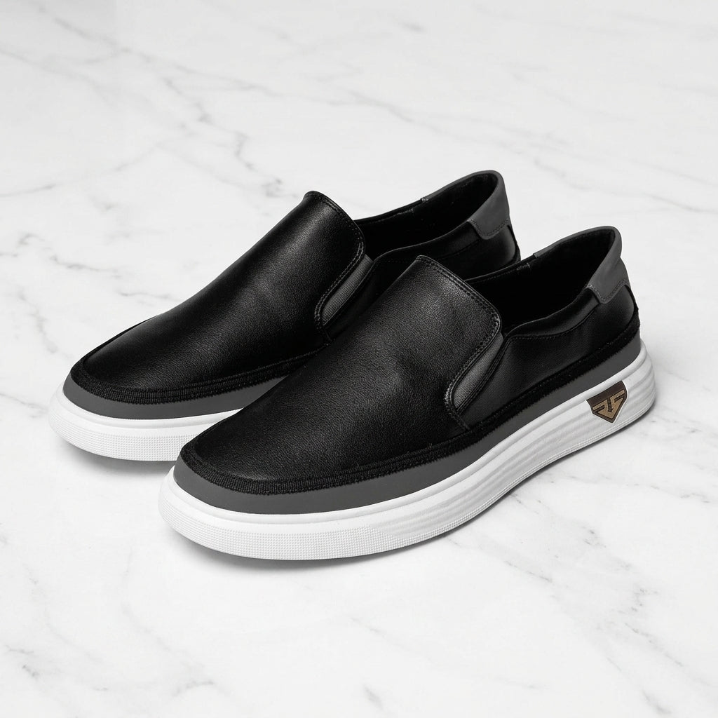 Como Leather Slip-Ons