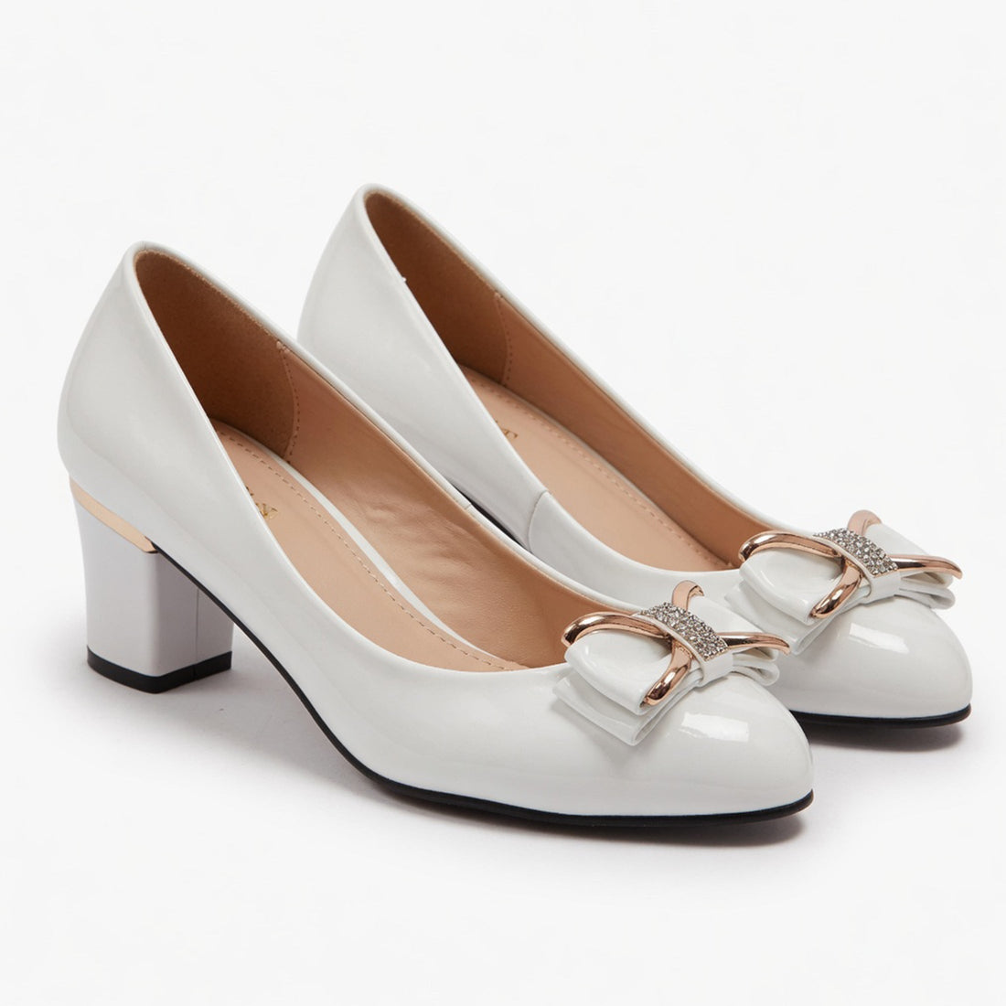 Crete Block Heel Pumps