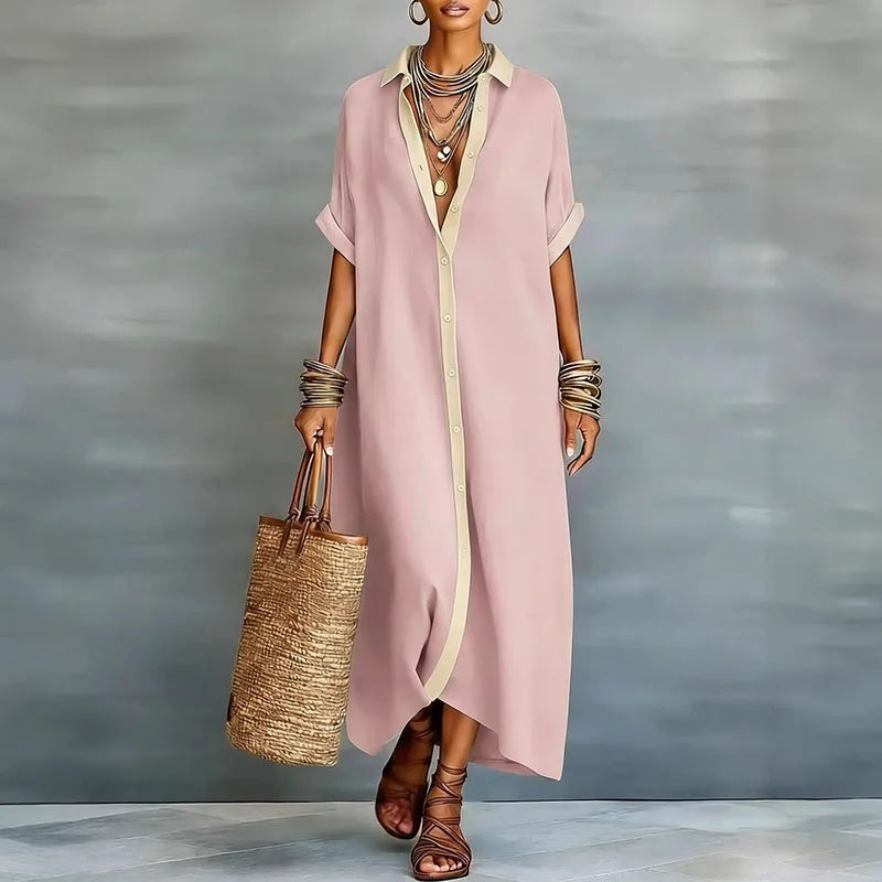 Paloma Collared Maxi Dress