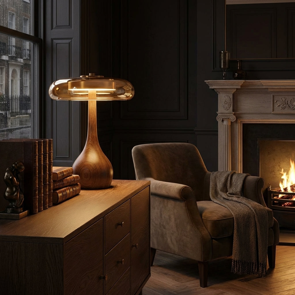 Halo Timber Lamp