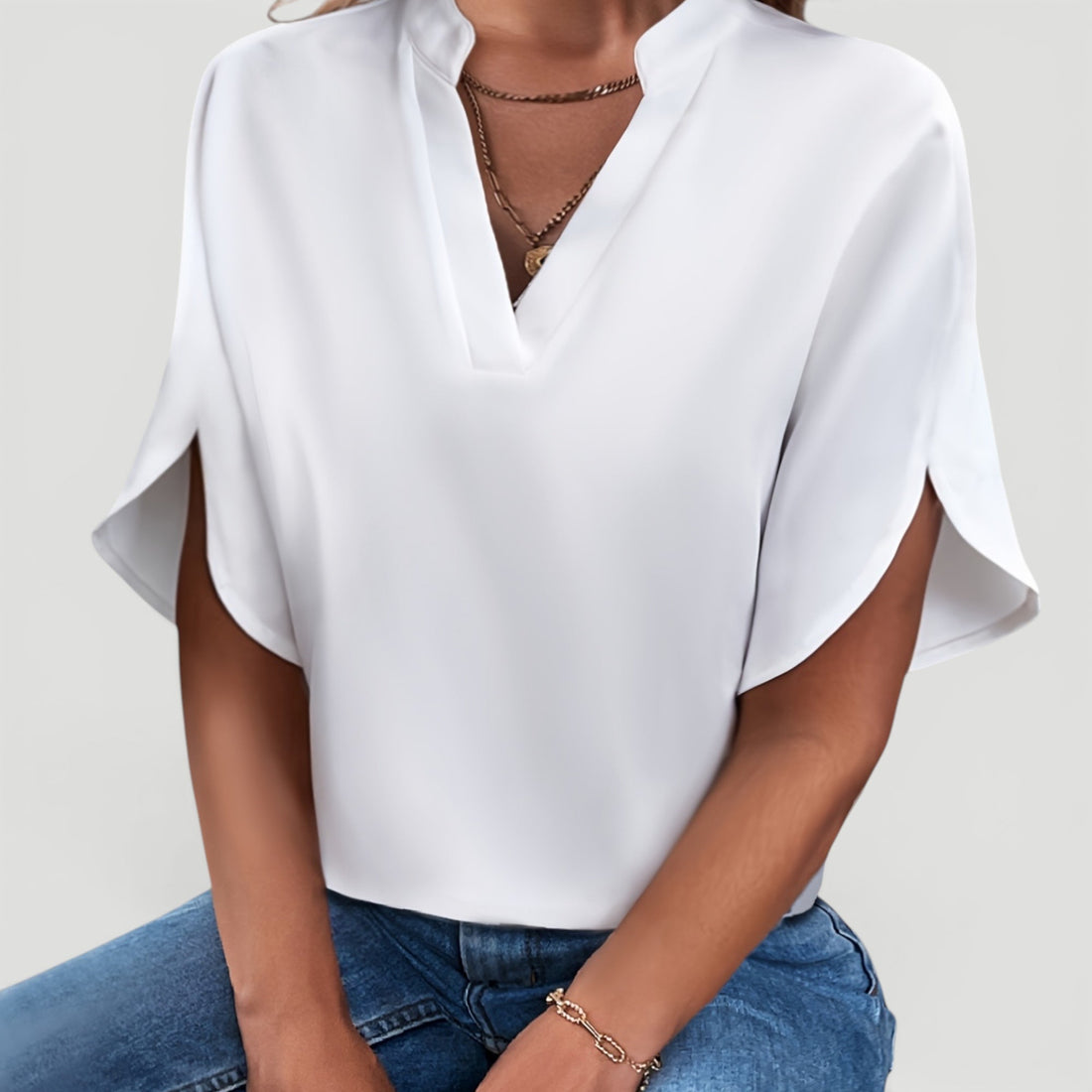 Salerno Short Sleeve Blouse