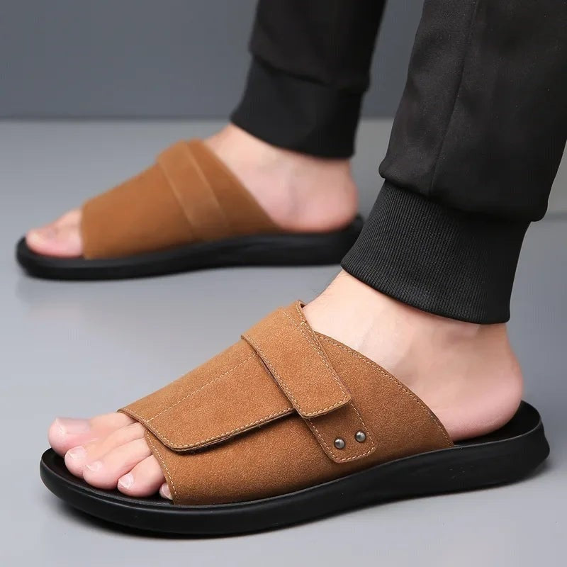 Seacliff Suede Slides