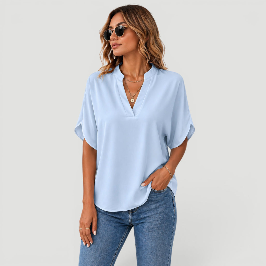 Salerno Short Sleeve Blouse