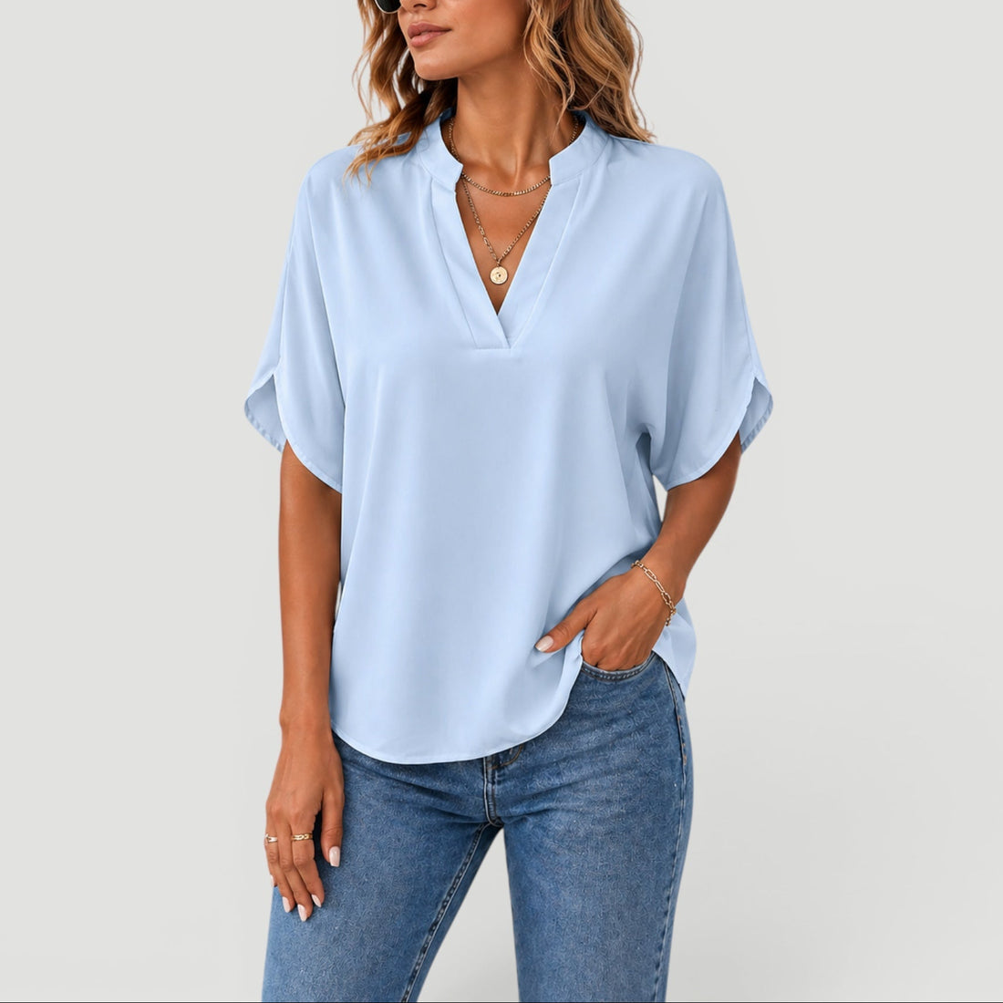 Salerno Short Sleeve Blouse