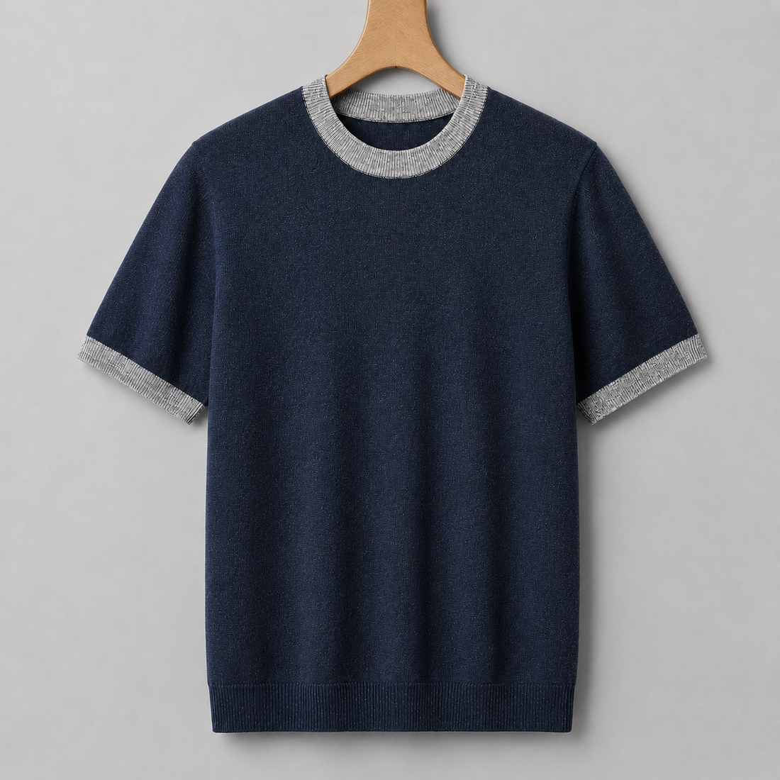 Beaufort Contrast Knit Tee