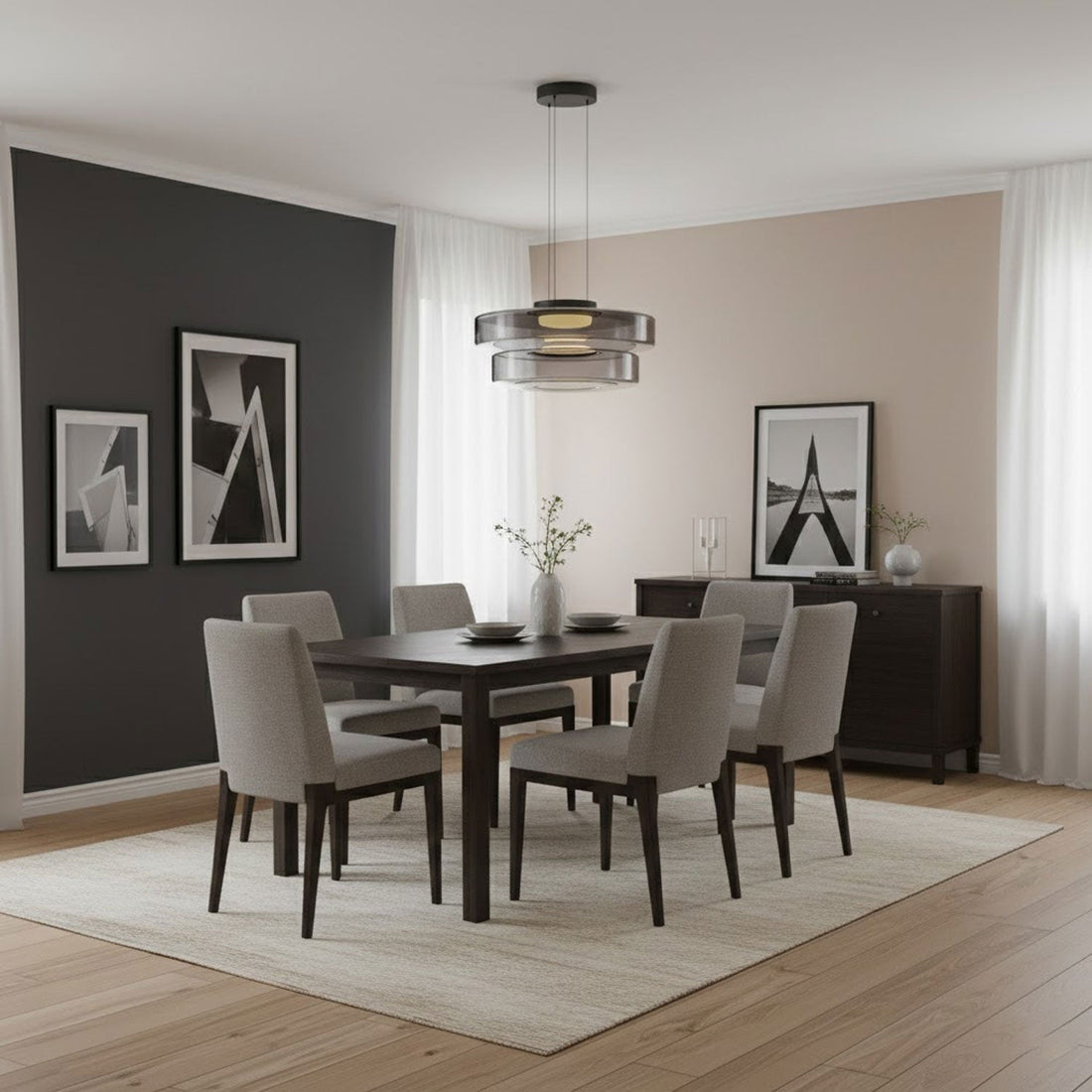 Meridian Glass Pendant Light