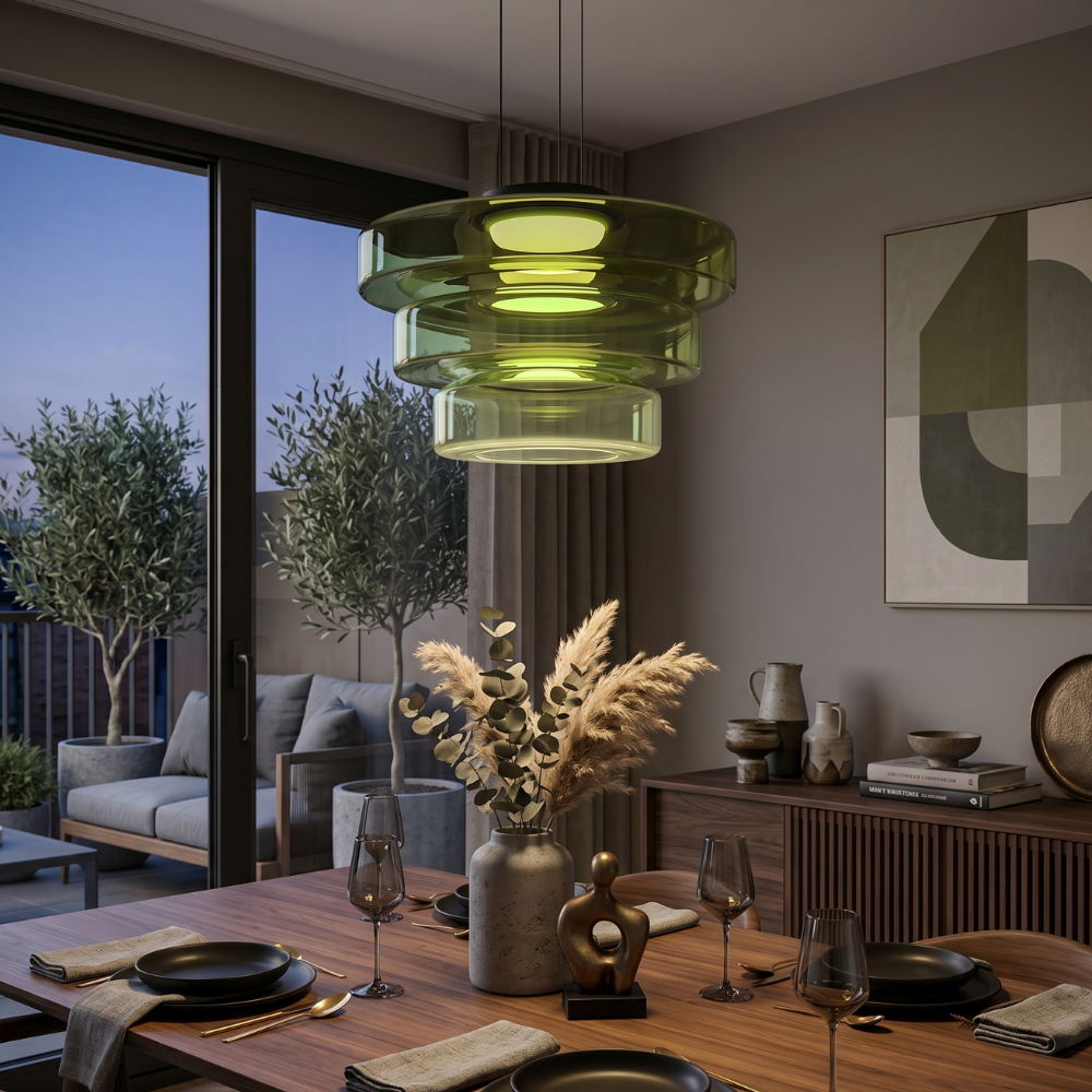 Meridian Glass Pendant Light