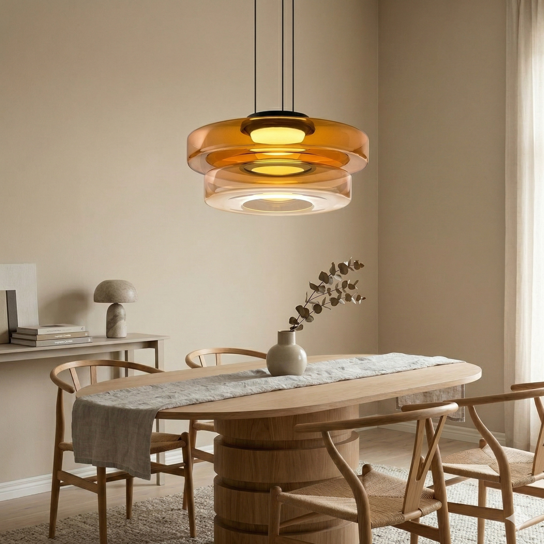 Meridian Glass Pendant Light