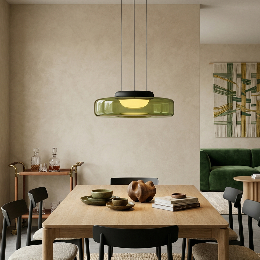 Meridian Glass Pendant Light