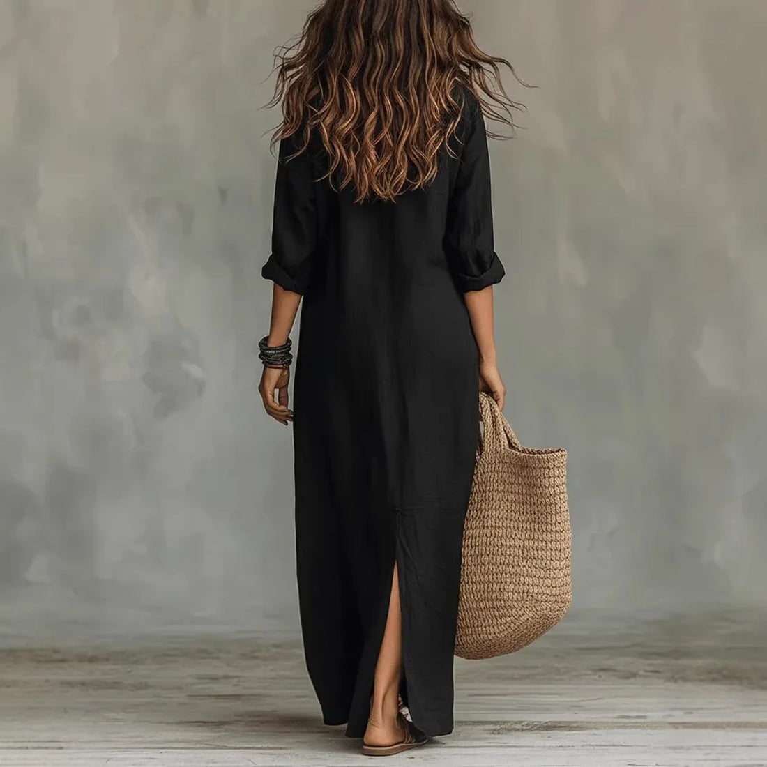 Calabria Linen Shirt Dress