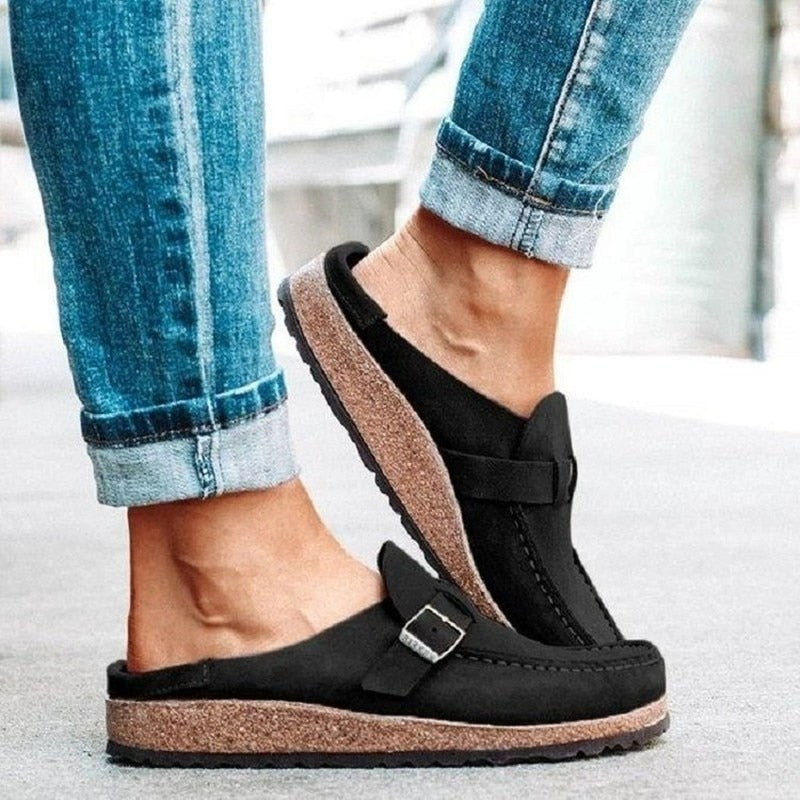 Sablewood Suede Clogs