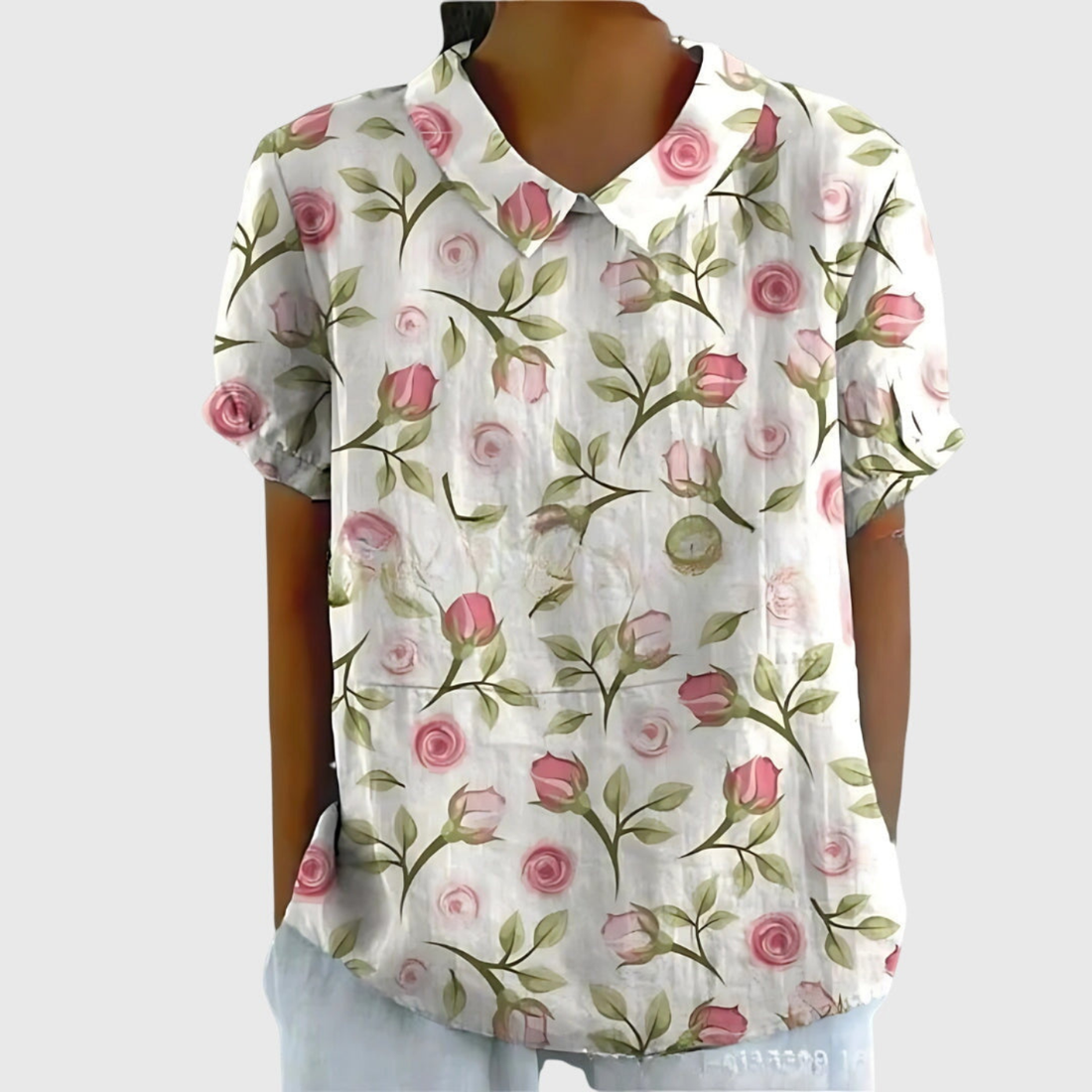 Marielle Floral Linen Blouse