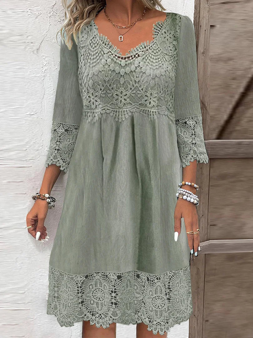 Aurelia Lace Midi Dress