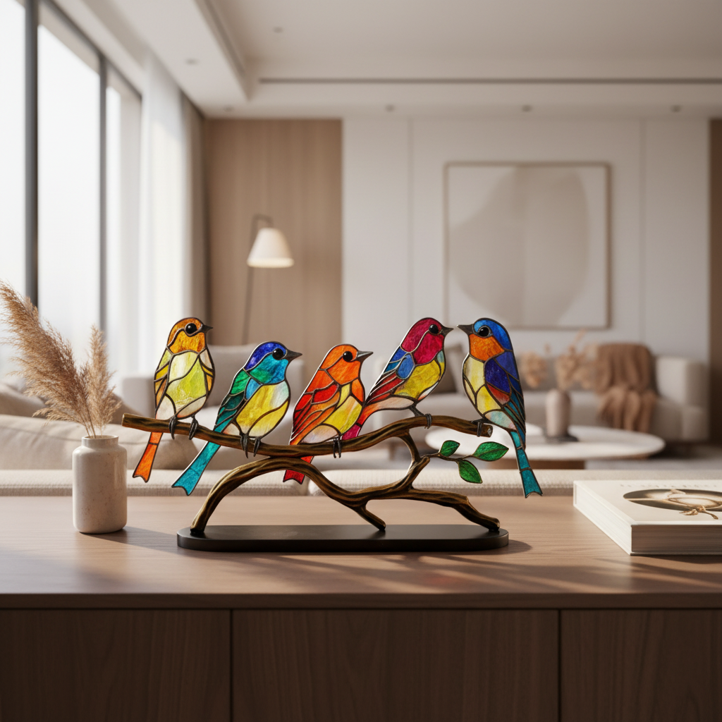 Aviana Acrylic Bird Statue