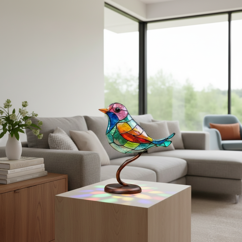 Aviana Acrylic Bird Statue