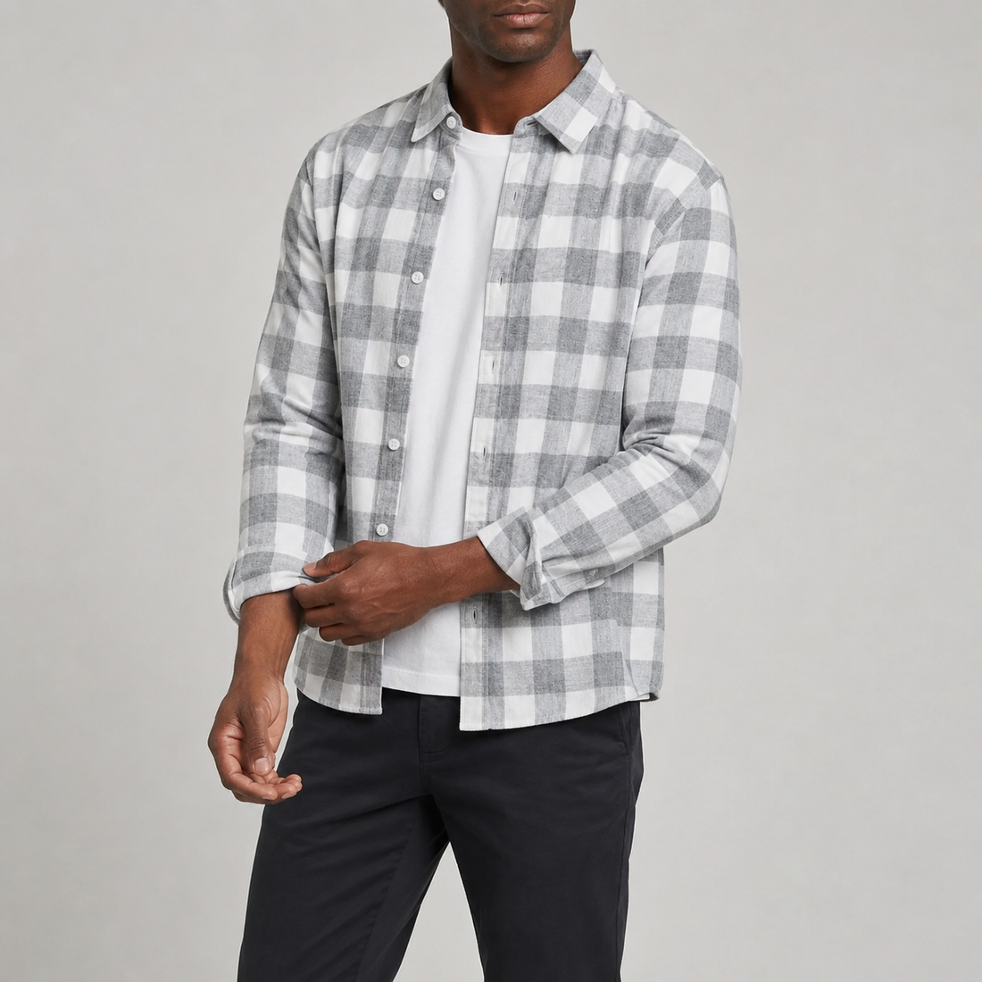 Argeles Check Button-Down Shirt