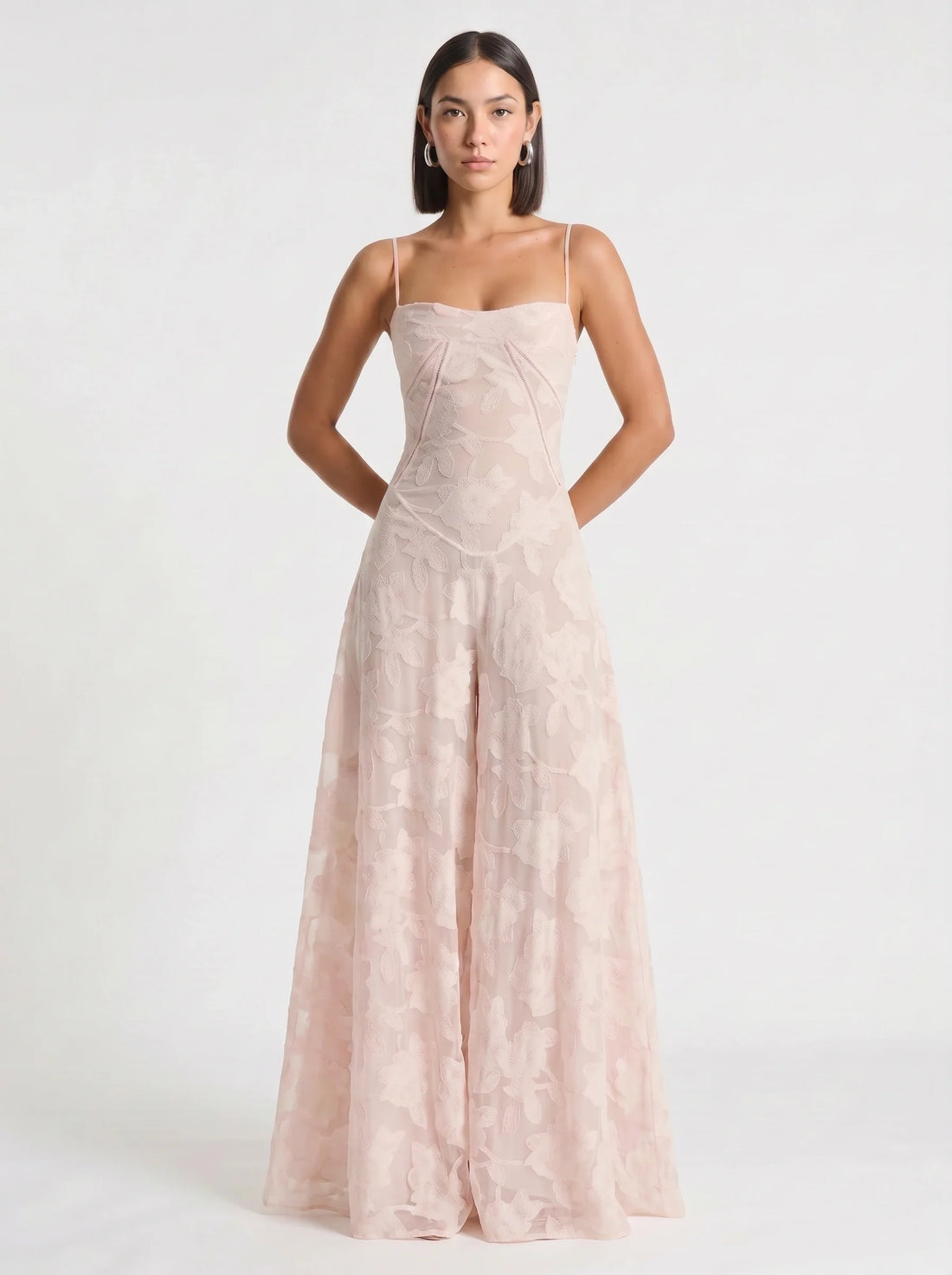 Annelise Satin Maxi Dress