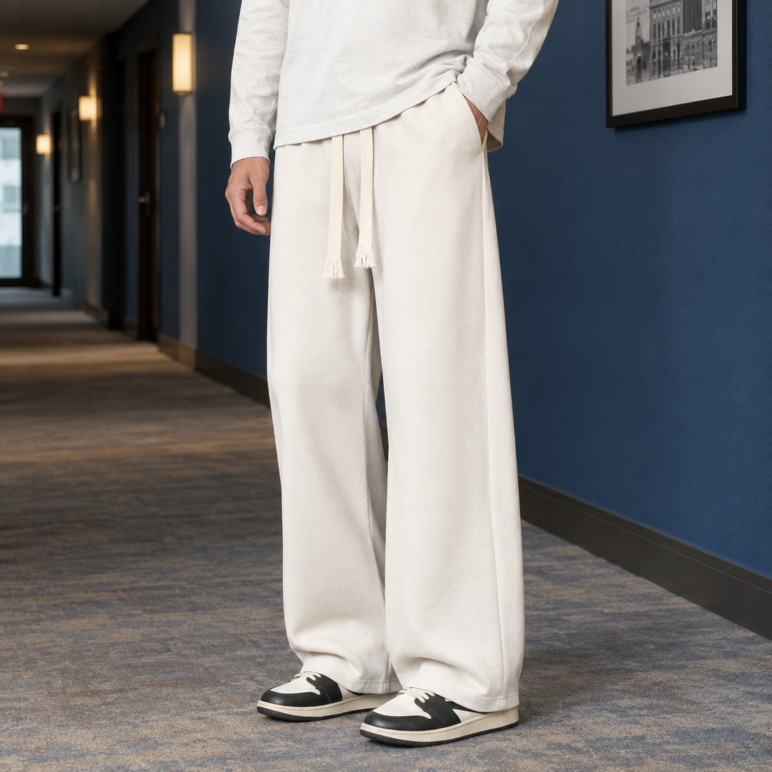 Sterling-Ellis Wide Leg Pants - Apricot