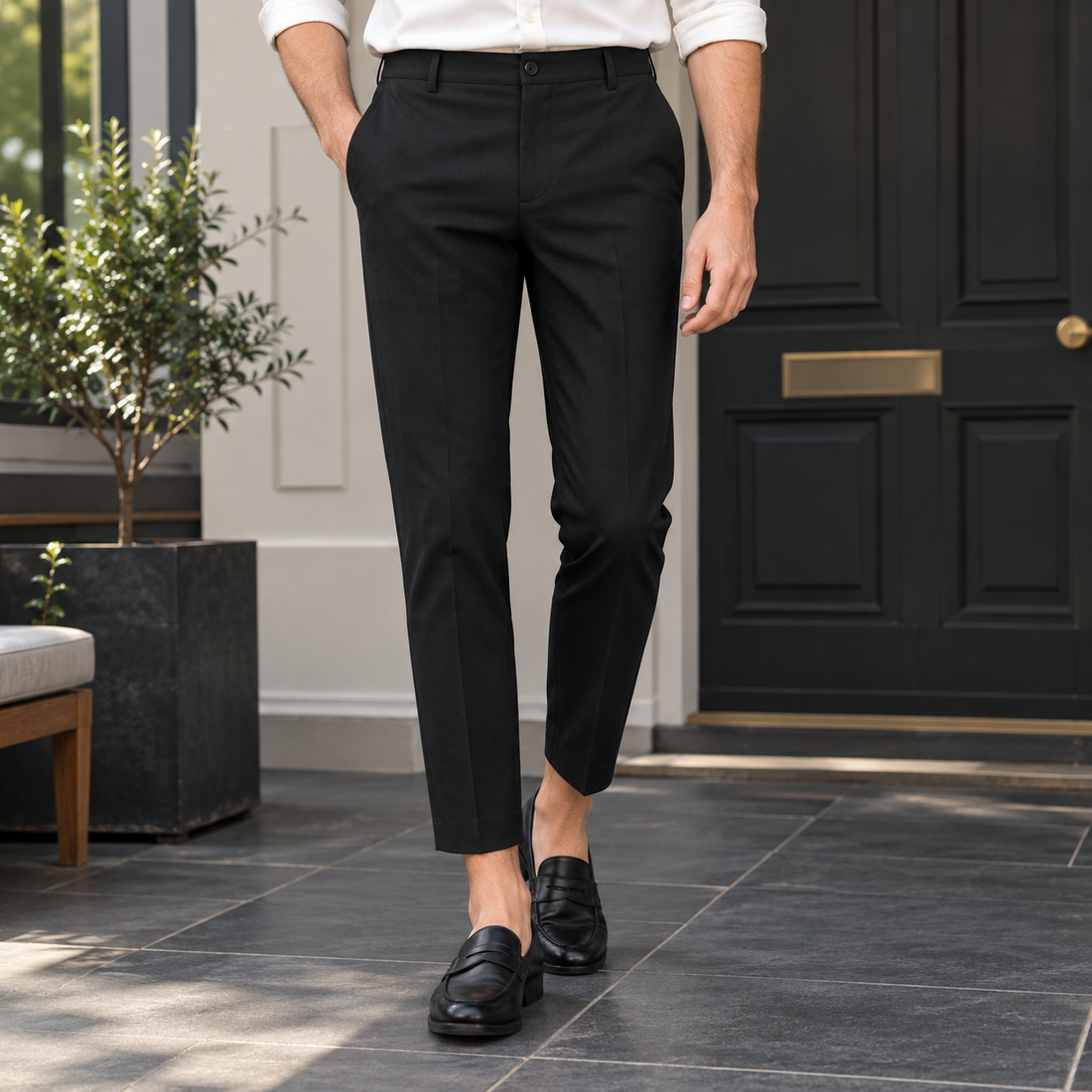 Oliver-Tate Tapered Pants - Black
