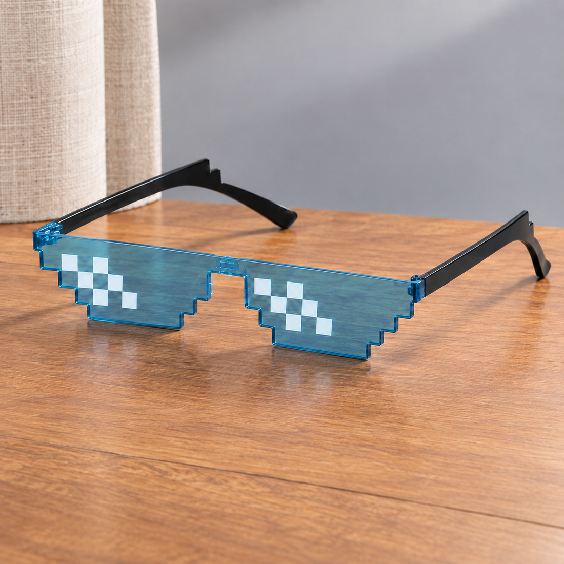 Godfrey Pixel Sunglasses - Light Blue