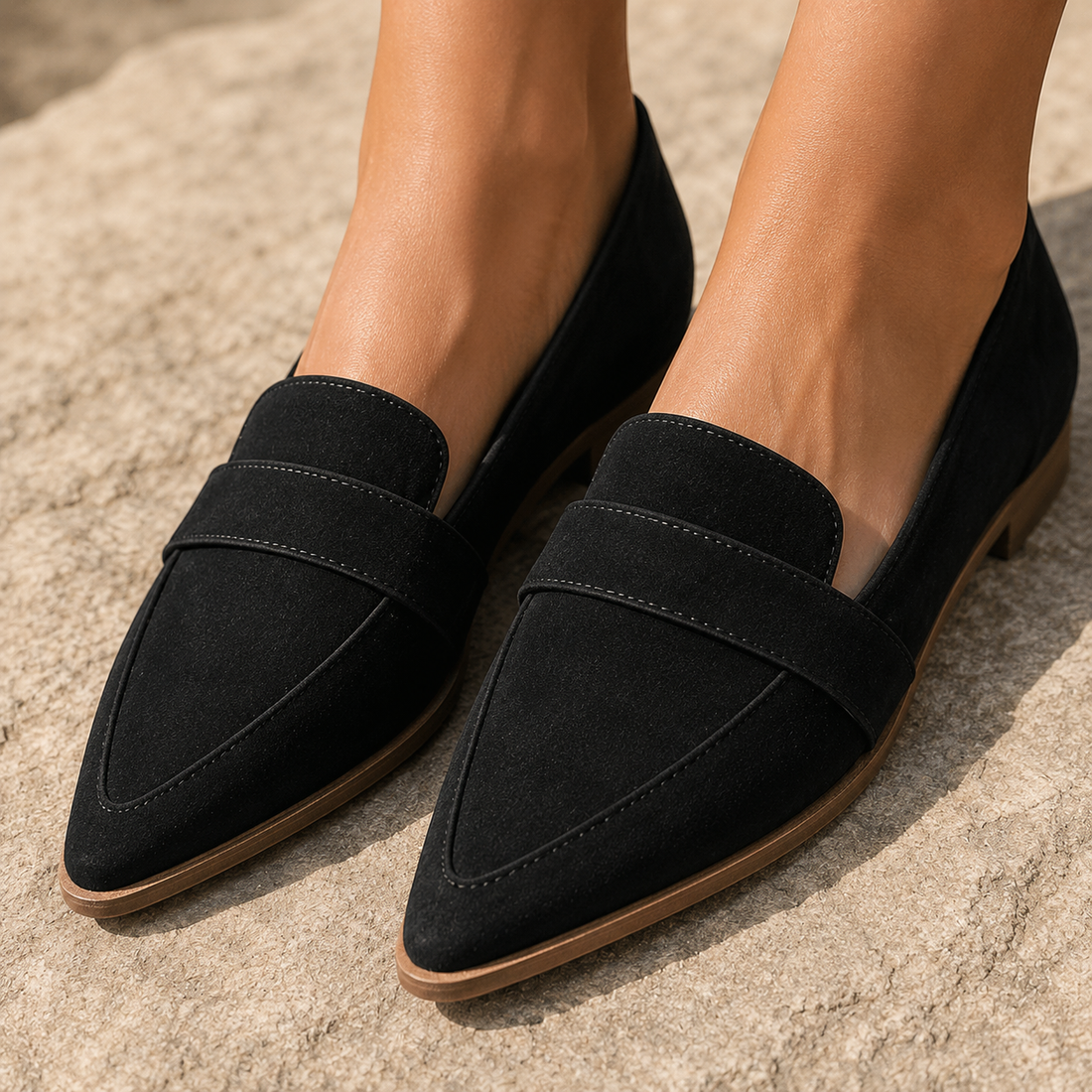 Brescia Orthopedic Loafers - Black