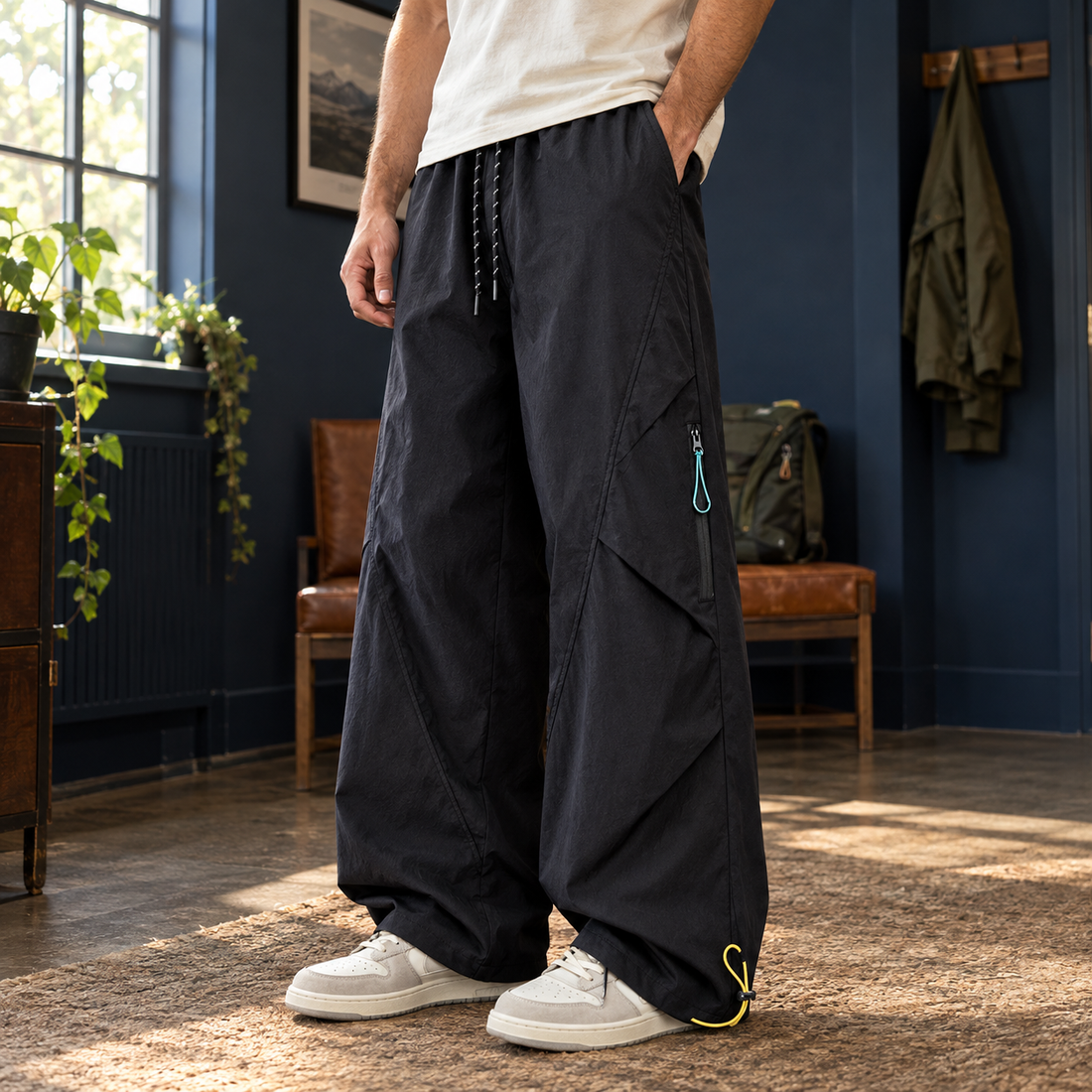 Cooper Wide Leg Pants - Black