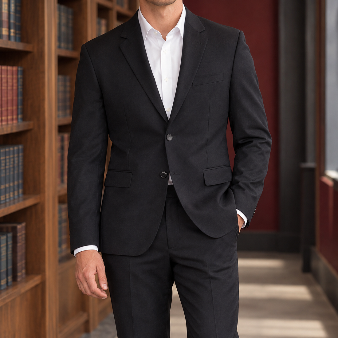 Bastien-Dean Tailored Set - Black