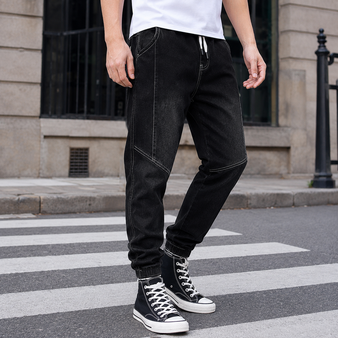 Forrester-West Tapered Jeans - Black