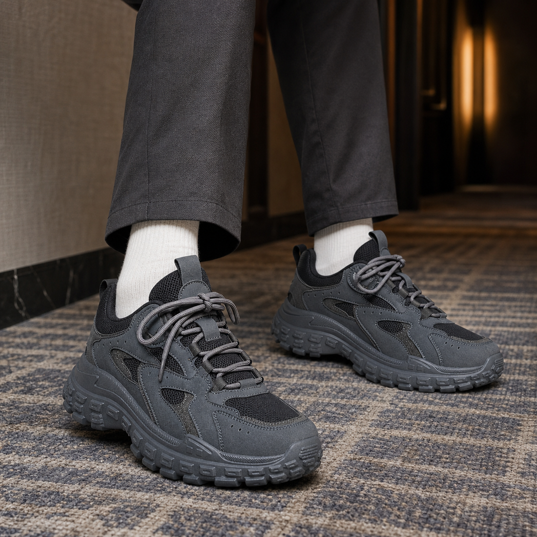 Vicenza Chunky Sneakers - Gray