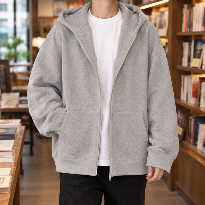 Archambault Oversized Zip Hoodie