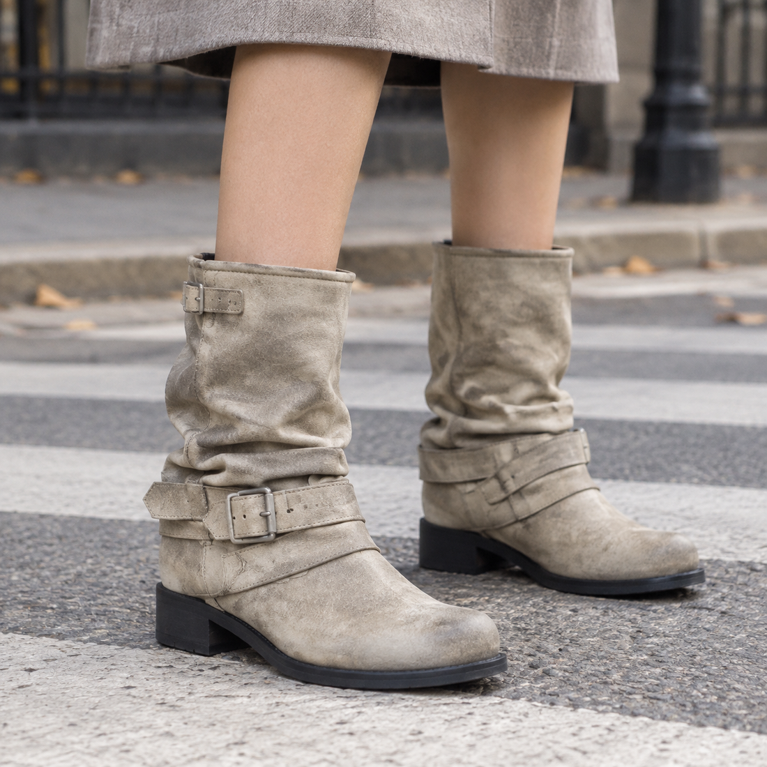 Pellegrini Harness Boots - Light Gray