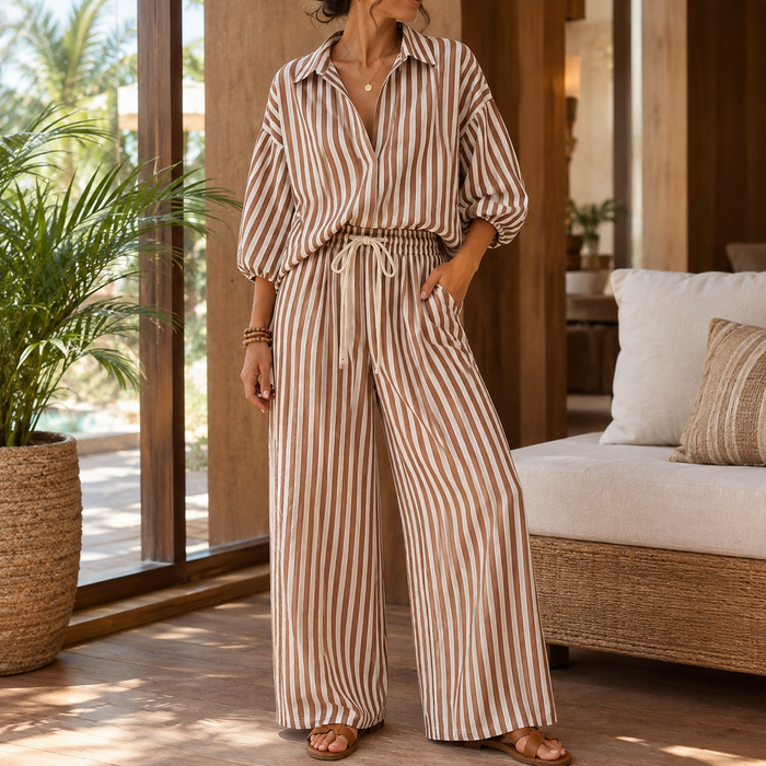 Alouette-Grace Striped Set