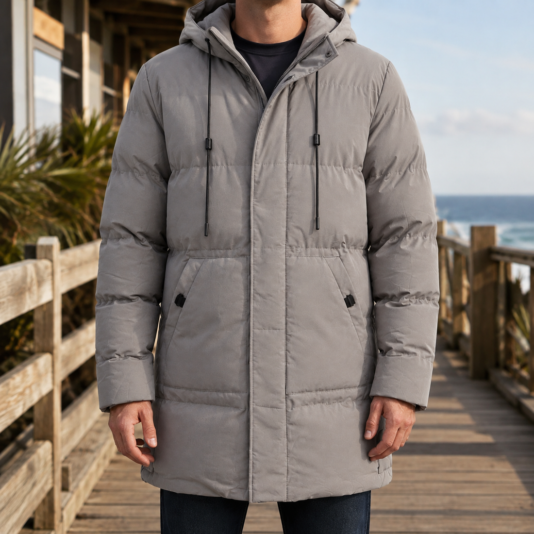 Sterling-Rhys Padded Jacket - Gray