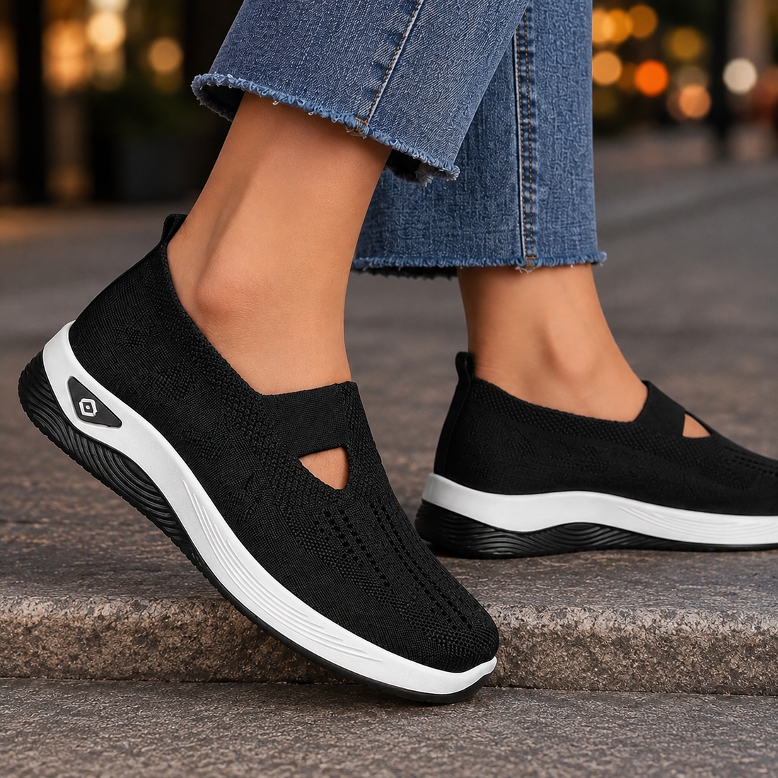Paoletti Slip-On Sneakers - Classic Black