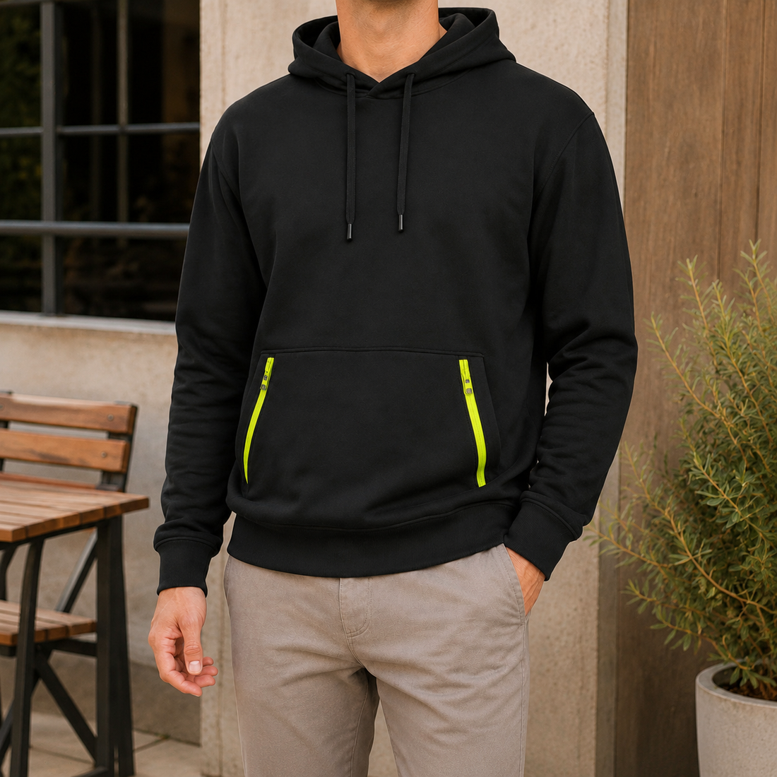 Oberon Utility Hoodie - Black