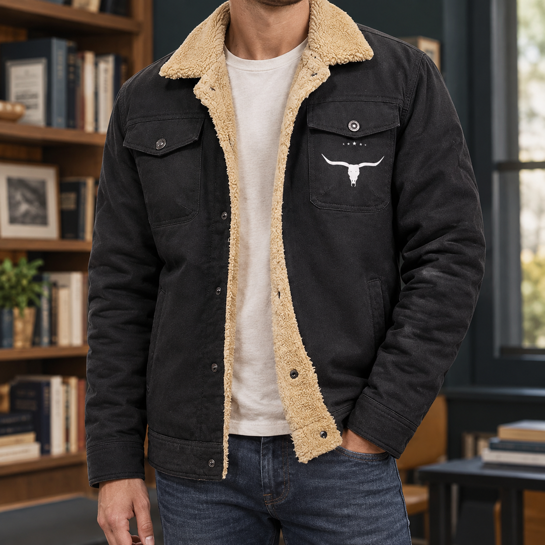 Philemon-Wren Workwear Jacket - Black