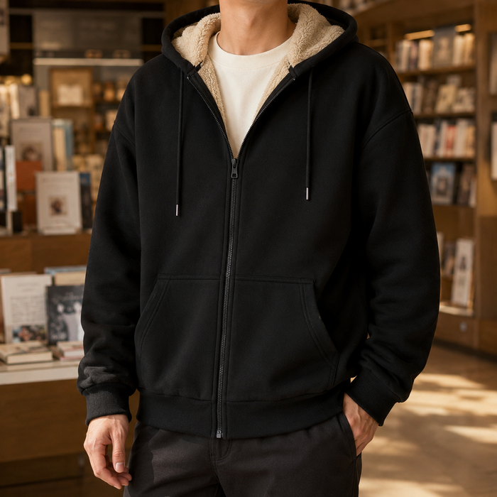 Olivier Sherpa-Lined Hoodie
