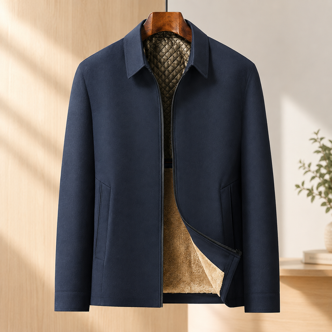 Jules-Hayes Zip Jacket - Navy Blue