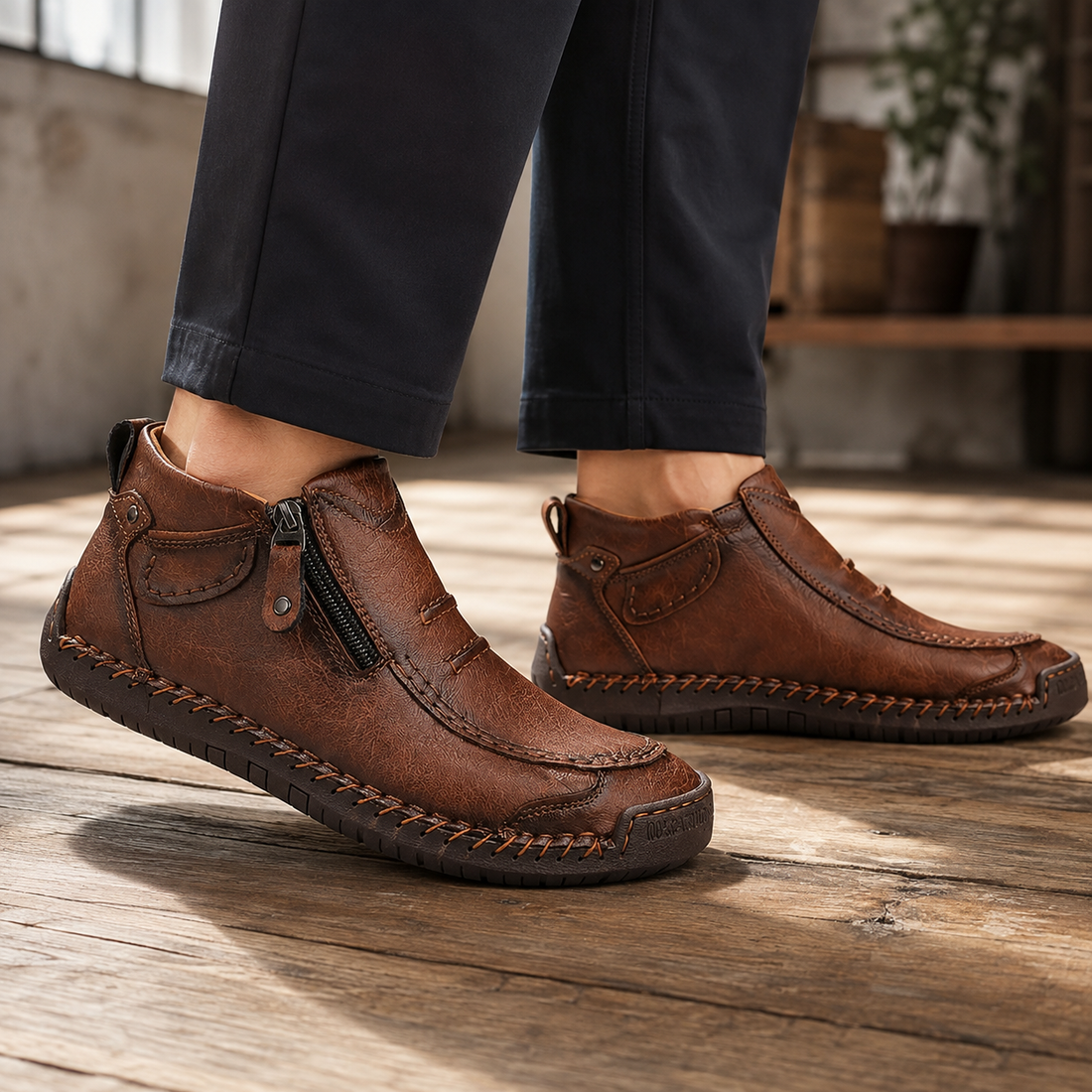 Piras Orthopedic Boots - Brown