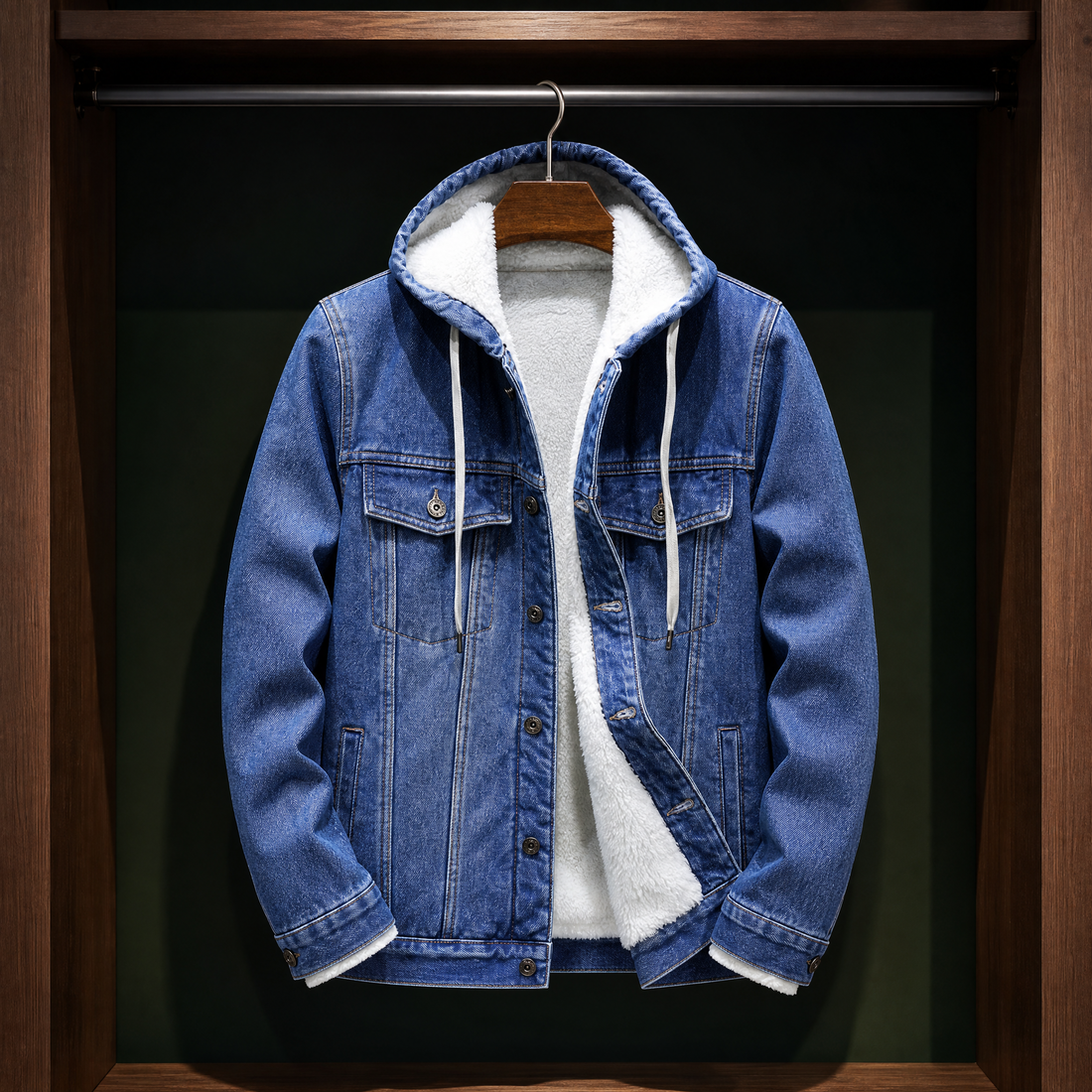 Beckett-Rhys Hooded Jacket - Blue