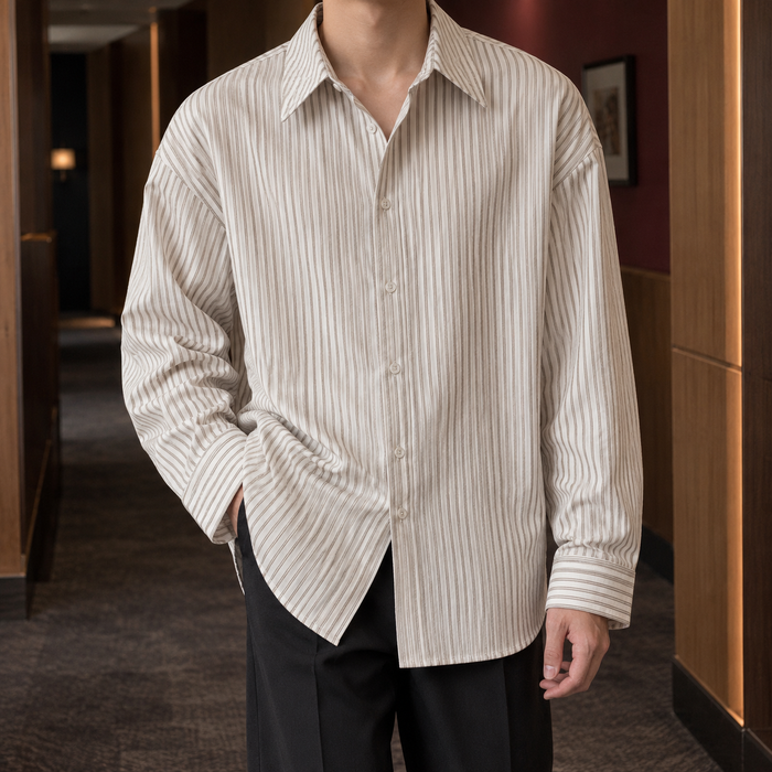 Finnian-York Striped Shirt