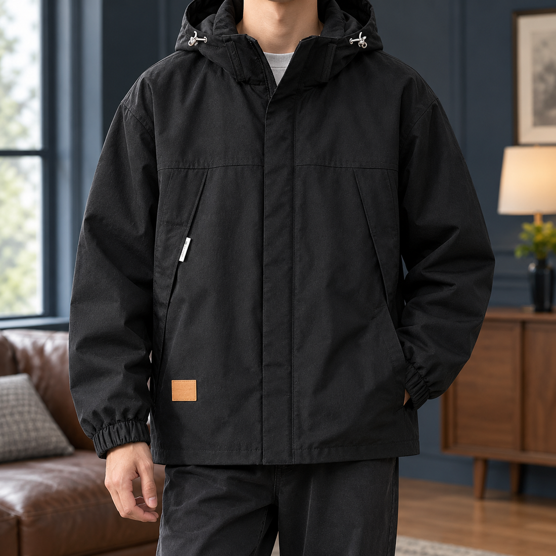 Argus-Grant Hooded Jacket - Black