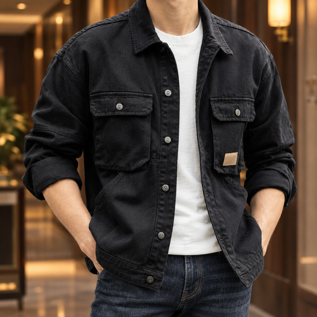 Kit-Lane Utility Jacket - Black