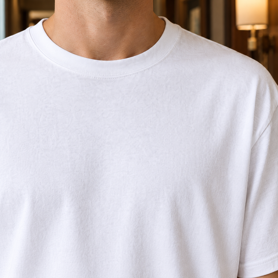Aurelien Crew Neck T-Shirt - Lead Product Detail