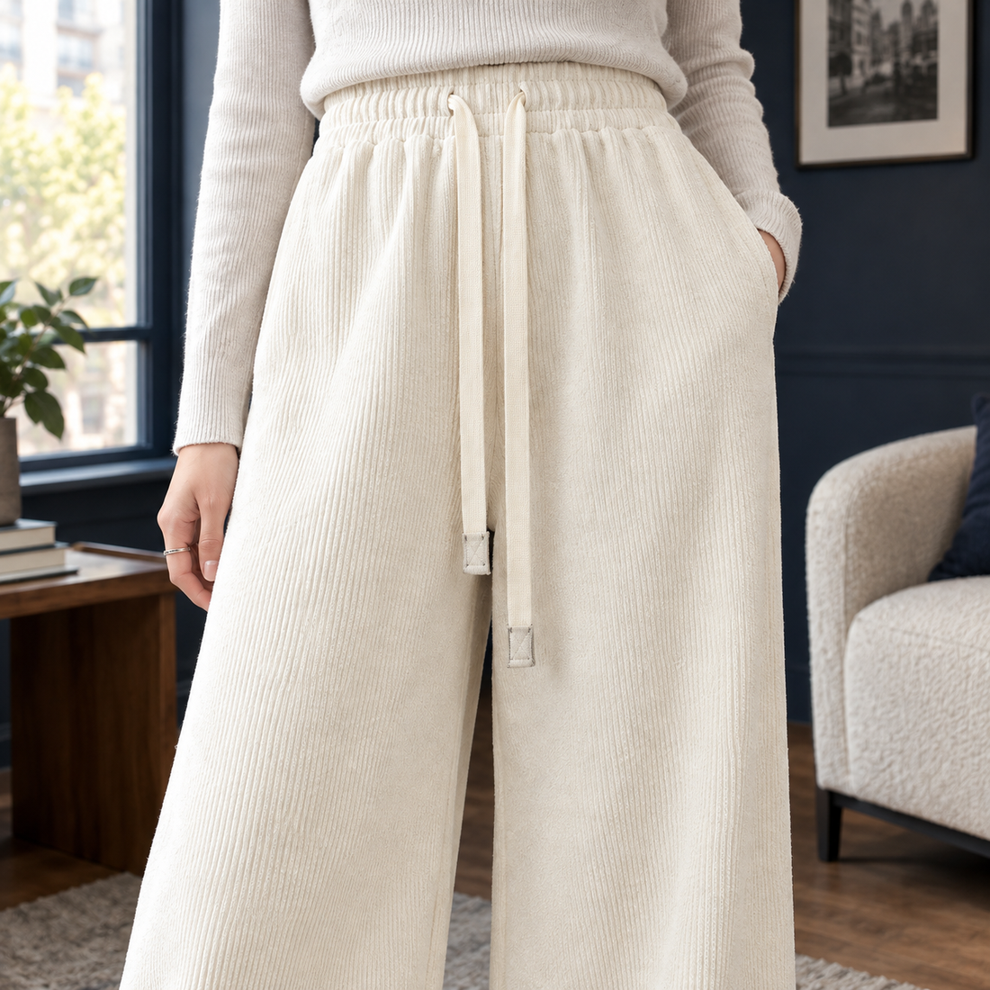 Evelina-Louise Wide Leg Pants - Lead Product Detail