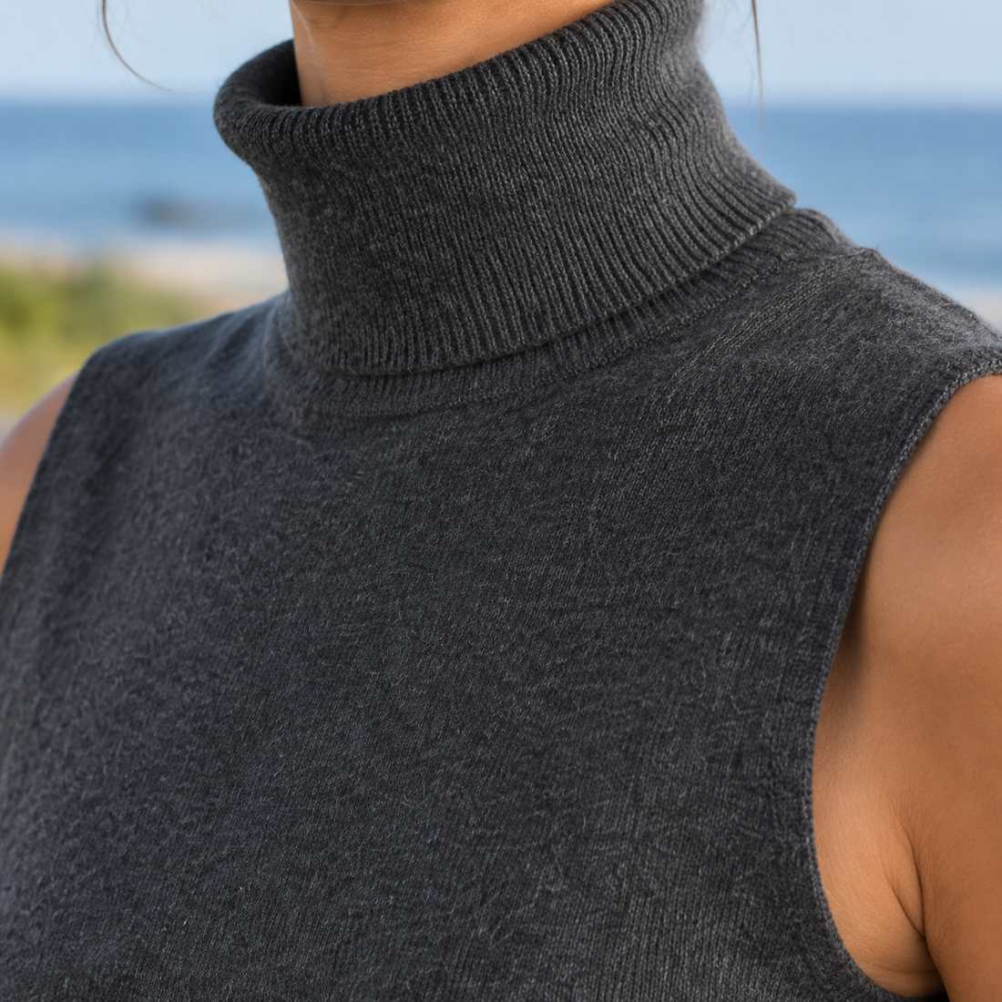 Sabine-Skye Turtleneck Sweater - Lead Product Detail