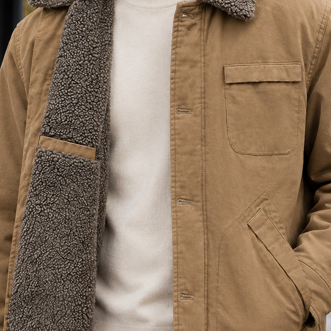 Casimir-James Workwear Jacket - Lead Product Detail
