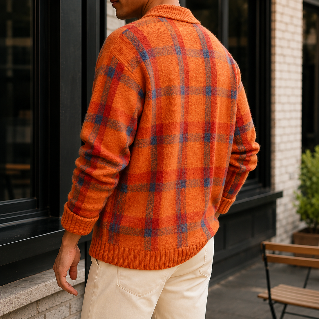 Marcel Plaid Cardigan - Lead Alternate View