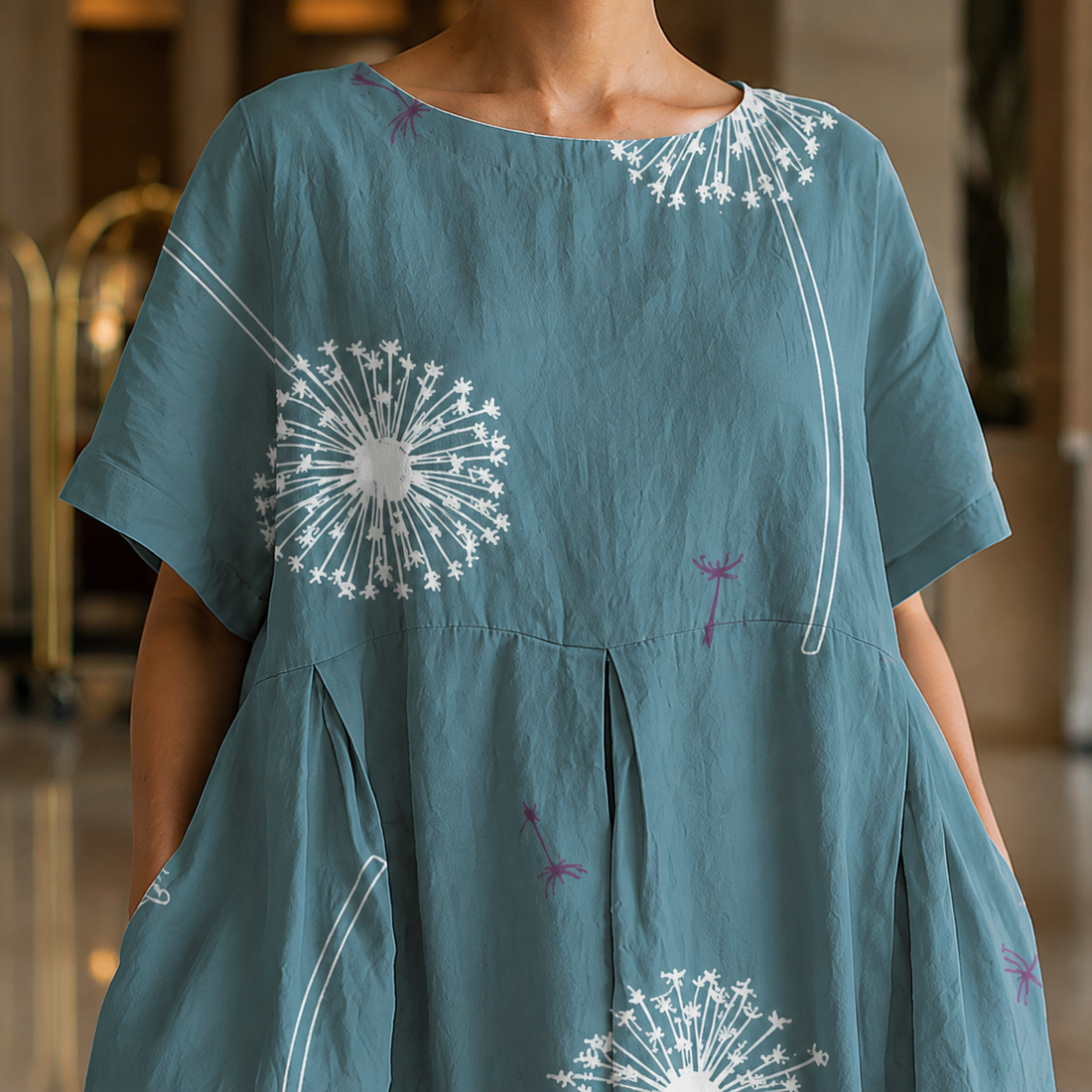 Bernadette-Sage Dandelion Midi Dress - Lead Product Detail